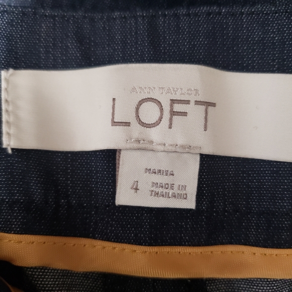Ann Taylor LOFT Marisa Cropped Pant Sz 4 - Picture 5 of 8